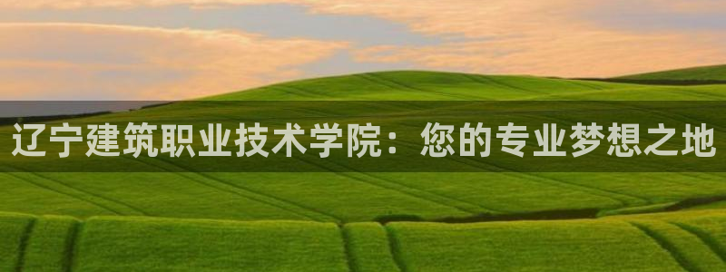 顺盈娱乐登录地址在哪里：辽宁建筑职业技术学院：您的专业梦想之地
