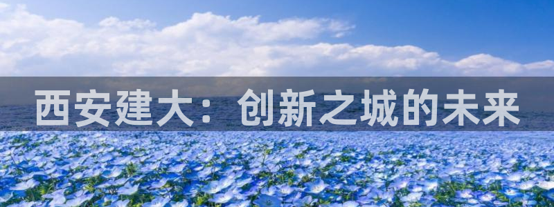 顺盈娱乐场所：西安建大：创新之城的未来